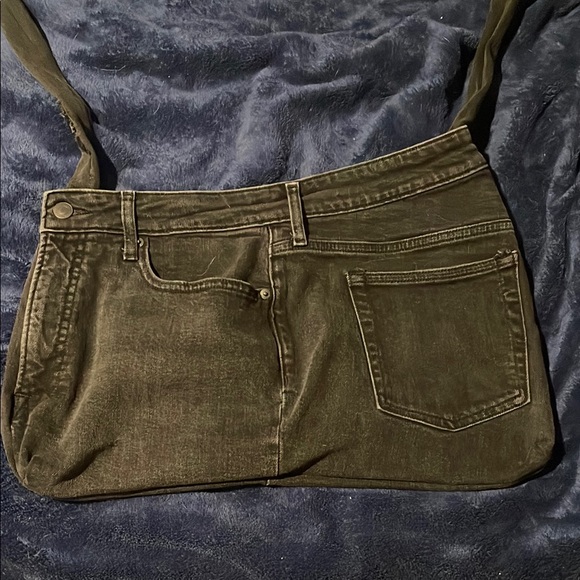 Handbags - Black handmade shoulder bag